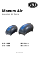 JBJ Maxum Air MX-1000 User Manual