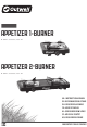 Outwell APPETIZER 1-BURNER Instruction Manual