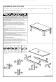 Emob Elvis Sofa Table CT 15035-S5V Assembly Instruction