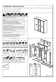 emob Elvis 3 Doors Wardrobe with Mirror WR 80168-1M-S5V Assembly Instruction Manual