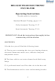 BellSouth 100 Operating Instructions Manual