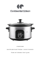CONTINENTAL EDISON CEMC35IN2 User Manual
