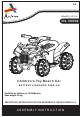Aosom 370-189V80 Assembly Instruction Manual