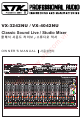 ZTK Professional Audio VX-4042NU Owner's Manual