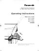 Panasonic T7436 - KX - Corded Phone Operating Instructions Manual