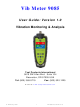 Test Products International Vib Meter 9085 User Manual