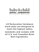 baby&child Cabin Twin Loft Bed 355-81 Assembly Instructions Manual