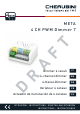 CHERUBINI META 4 CH PWM DIMMER 7 Instructions Manual