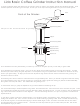 Orphan espresso Lido Basic Instruction Manual