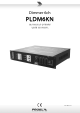 PROEL PLDM6KN User Manual