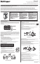 wattstopper TDA-603 Installation Instructions