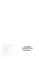Polar Instruments T1000A Operator's Manual