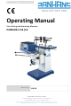 PANHANS 116 10 Operating Manual