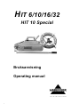 Habegger HIT 6 Operating Manual