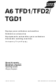 ESAB A6 TFD1 Operating Manual