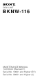 Sony BKNW-116 Maintenance Manual