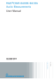 Rohde & Schwarz CMW-B405A User Manual