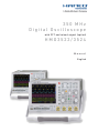 Rohde & Schwarz Hameg HMO3522 Manual