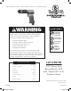 Cornwell Tools CAT-250HD Operating Instructions