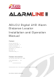 Kidde AlarmLine II ADLCU Installation And Operation Manual
