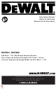 DeWalt DCF891 Instruction Manual