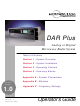Microwave Radio Communications DAR Plus Operator's Manual