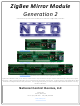 NCD ZigBee ZSCAN16 MIRROR Manual