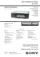 Sony CDX-GT650UI Service Manual
