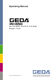 GEDA PH 650 Original Operating Manual
