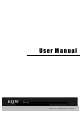 Hocom EQW Series User Manual