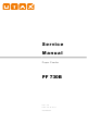 Utax PF 730 Service Manual