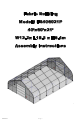 Storage Canopy FB406021P Assembly Instructions Manual