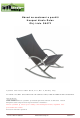 HORNEET Relax Instructions For Assembly And Use