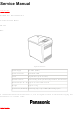 Panasonic SD-206 Service Manual