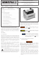 Enerpac DuroTech Series Service Information