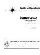 NEW BRUNSWICK SCIENTIFIC innova 4340 Manual To Operations