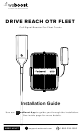Wilson Electronics WeBoost DRIVE REACH OTR FLEET Installation Manual