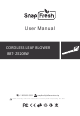 Snap Fresh BBT- ZE20BW User Manual