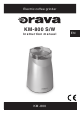 Orava KM-800 S Instruction Manual
