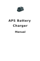 Pulsar APS Battery Charger Manual