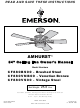 Emerson AMHURST CF880VS Owner's Manual