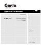 Terex Genie Z6216A-1086 Operator's Manual