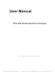 SIGLENT TECHNOLOGIES SPA-932TG User Manual