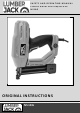 Lumberjack NS18G Safety And Operating Manual