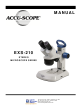Accu-Scope EXS-210 Manual