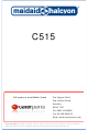 Maidaid Halcyon C515 User Manual