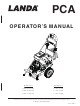 Hotsy 1.107-126.0 Operator's Manual