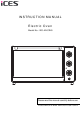 iCES IEO-42LCR40 Instruction Manual