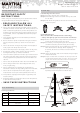 Martha Stewart Living TG76M3ACDL04 Quick Start Manual