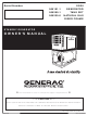 Generac Power Systems 005191-1 Owner's Manual